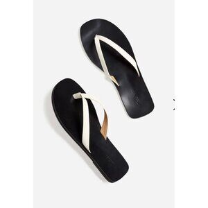 Madewell Black and White Sandals